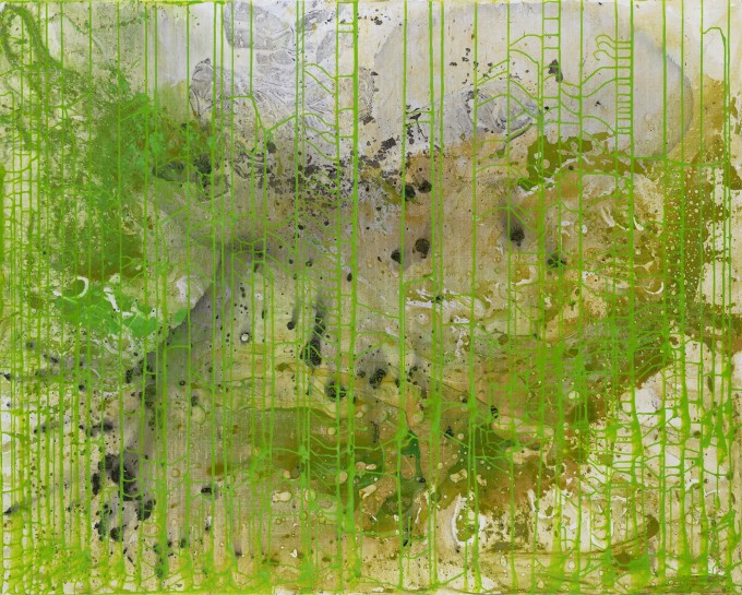 Vegetace II., akryl na platne (170x150) 2022
